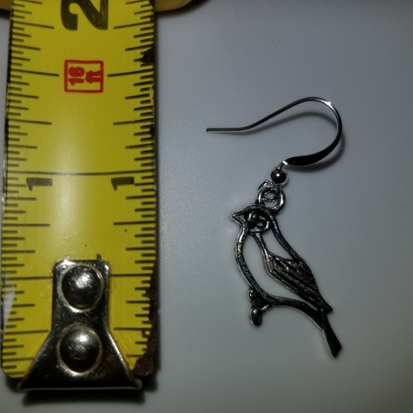 NEW Nature Bird Tibetan Silver Earrings - Picture 3 of 4